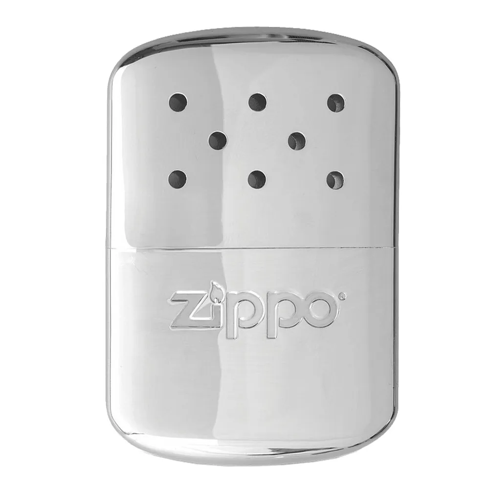 【Zippo】暖手爐 懷爐-大型銀色-12小時＋133MLZippo專用油(暖手爐 懷爐)