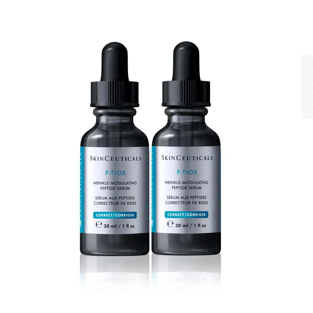【Skin Ceuticals 修麗可】醫美級無針肉毒抗皺煥亮★P-TIOX 超胜肽抗皺極光精華30ml雙入組