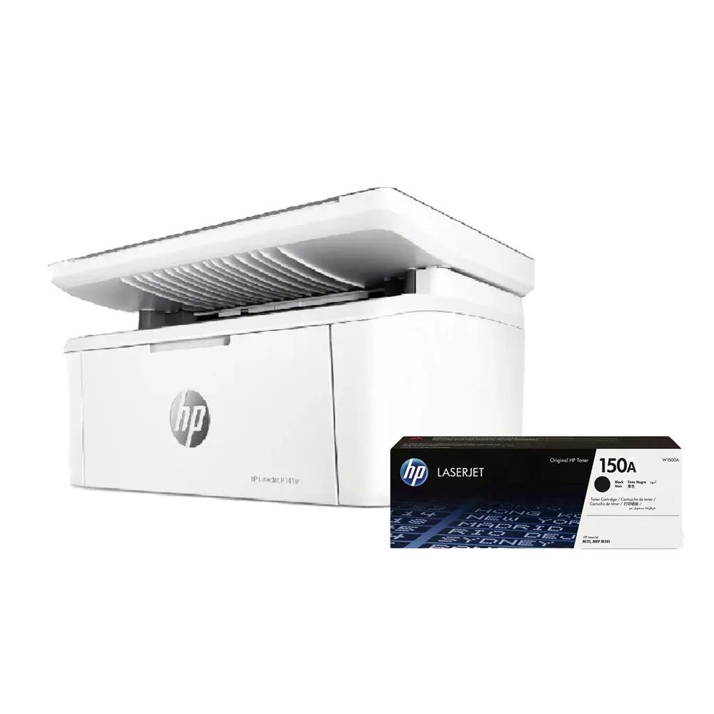 【HP 惠普】官方直營 搭1黑碳粉★LaserJet M141w 三合一Wifi黑白雷射複合機(列印/影印/掃描/無線) 
