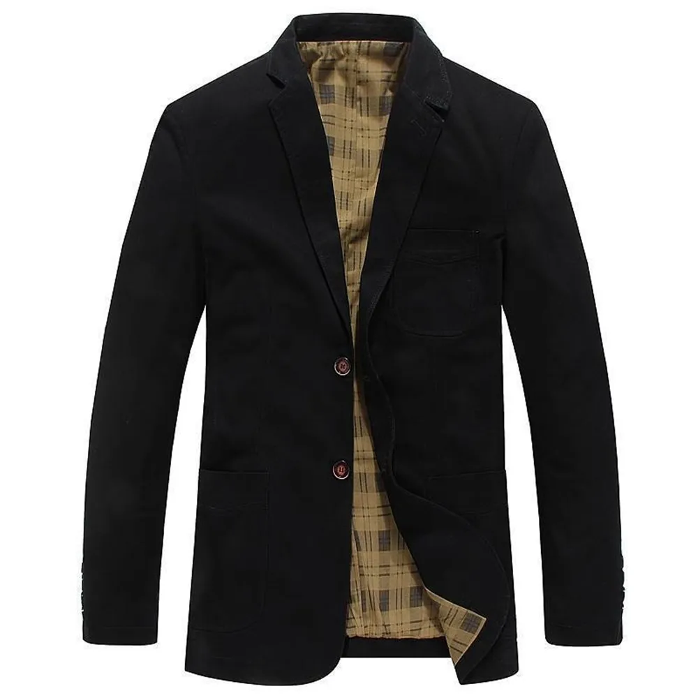 【巴黎精品】極速出貨 西裝外套休閒西服(薄款寬鬆棉質春秋男外套4色a1ck25)