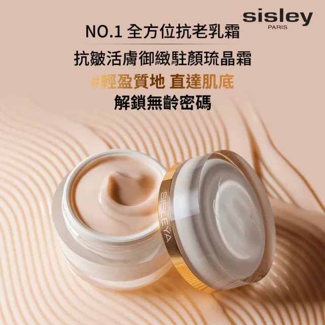 【Sisley 希思黎】官方直營 抗皺活膚御緻駐顏琉晶霜15ml 頂級抗老入門首選(momo獨家組)