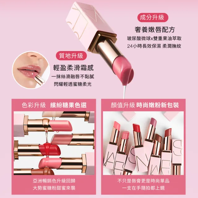 【NARS】官方直營 激情過後嫩唇膏(全新升級) 新色上市