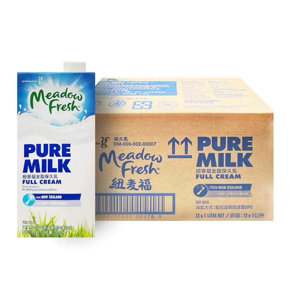 【紐麥福】保久乳(1000ml*12入/箱) 