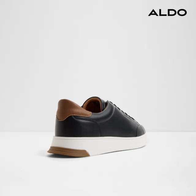 【ALDO】ANDRY-質感撞色後跟休閒鞋-男鞋(黑色)
