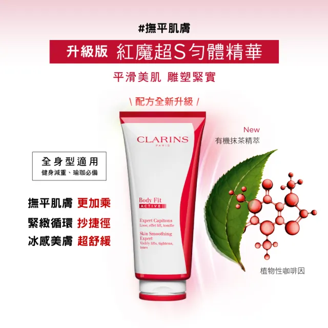 【CLARINS 克蘭詩】升級版紅魔超S勻體精華200ml(橘皮剋星)