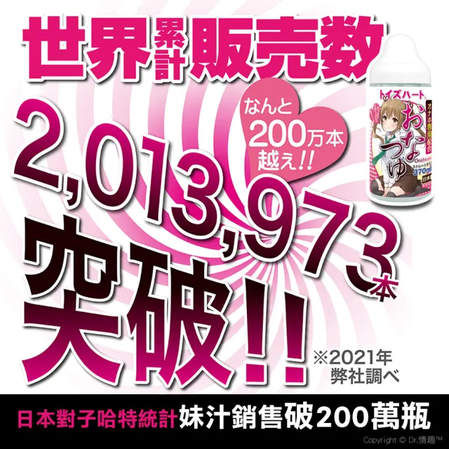 【對子哈特】對子哈特妹汁潤滑液1入(370ml  R-20御用 飛機杯專用)