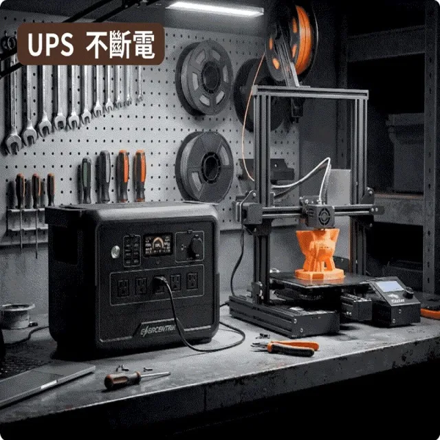 【Enercentrik】輕-卻強悍 能源方舟1200+專屬收納包 | 家庭x戶外行動電站 | 乘載你的生活