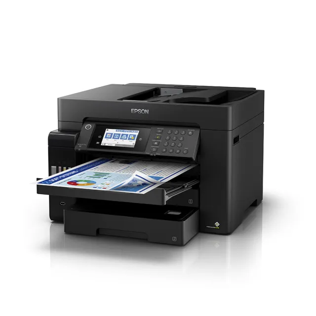 【EPSON】官方直營 L15160 四色防水高速A3+WIFI智慧遙控連供影印機(傳真/自動雙面掃描影印/A3滿版列印)