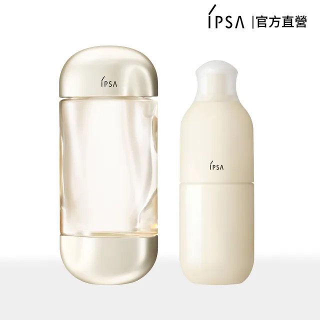 【IPSA 茵芙莎】官方直營 全新舒緩MAX組(流金保濕美膚水e x ME舒緩小白瓶)