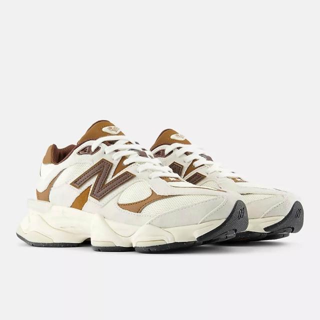 【NEW BALANCE】NB 9060系列 男女鞋 休閒鞋 D楦 緩震 透氣 復古 老爹鞋 米白棕 U90603EG