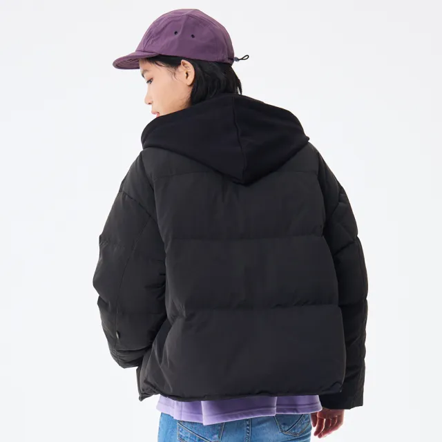 【5th STREET】女裝 羽絨外套 連帽外套 黑色(510633)