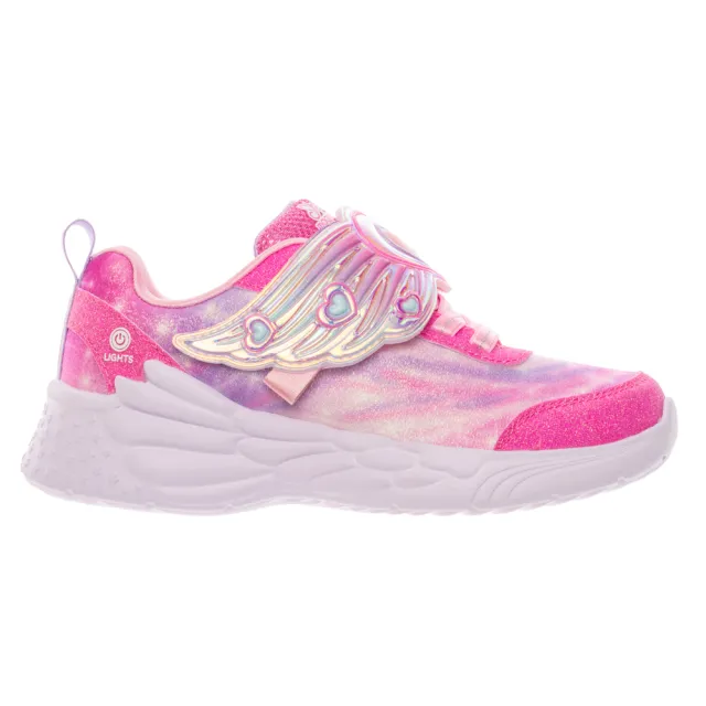 【SKECHERS】女童系列 燈鞋 運動鞋 DREAM RACER (303067LPNK)
