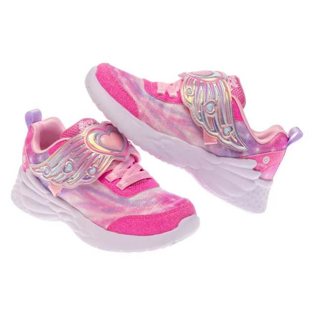 【SKECHERS】女童系列 燈鞋 運動鞋 DREAM RACER (303067LPNK)