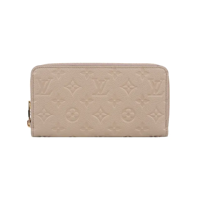 【Louis Vuitton 路易威登】Monogram 斑鳩灰 壓印牛皮長夾(M28792)