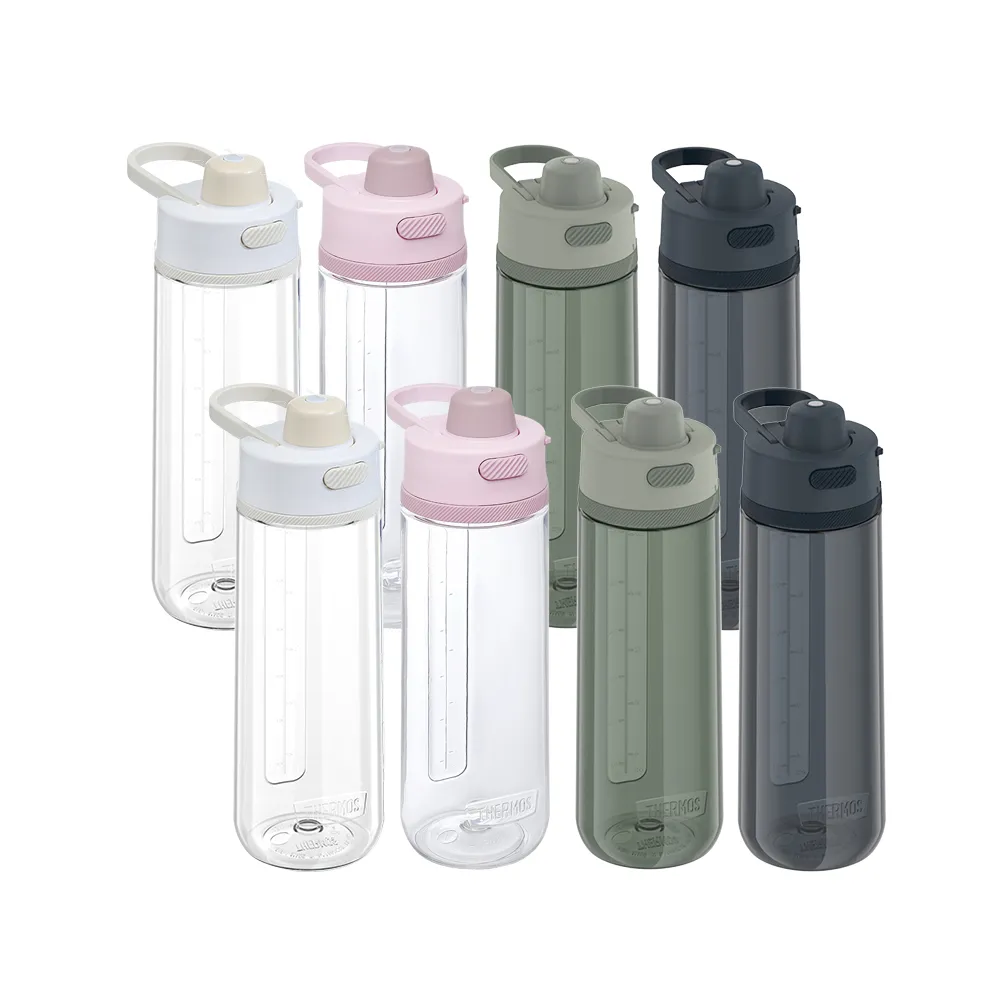 【THERMOS 膳魔師】買1送1_美國製彈蓋輕水瓶710ml 共2入(TP4329)