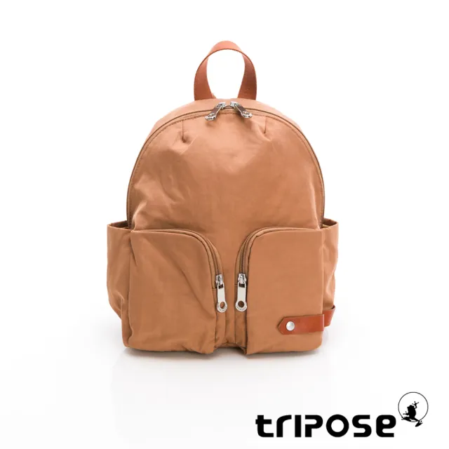 【tripose】CUBI微皺尼龍輕量後背包-小(游牧駝)