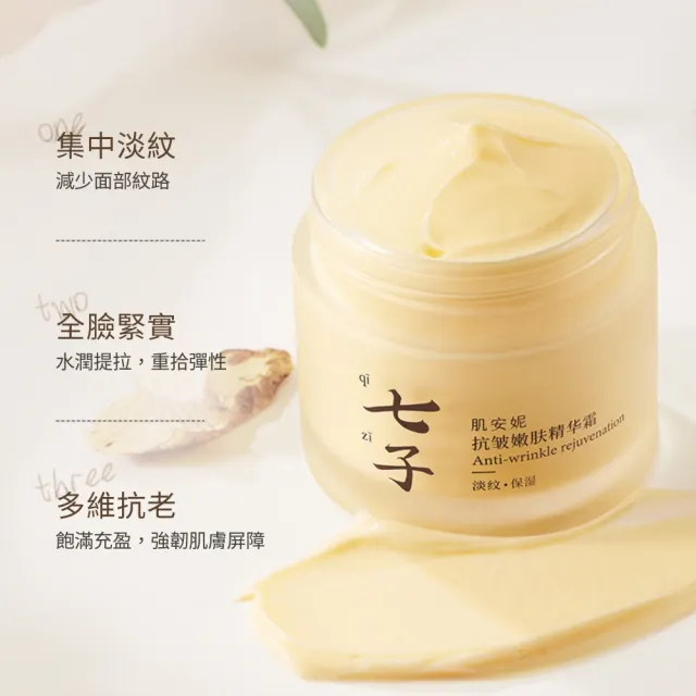 【iBloom】七子肌安妮抗皺嫩膚精華霜60g 4入組 (面霜 乳霜 滋潤保濕 溫和嫩膚)