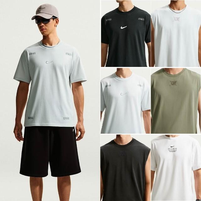 【NIKE 耐吉】短袖 T恤 上衣 背心 喬丹 JORDAN 男女 運動 休閒 LOGO 黑白 多款(IM3758-101&)