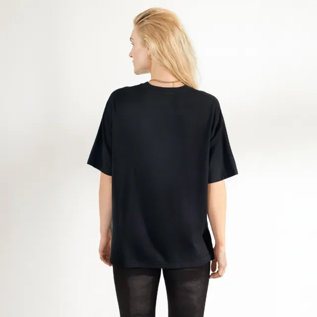 【Bread & Boxers】T shirt Soft Fiber 女用垂墜感柔棉T恤 - 黑