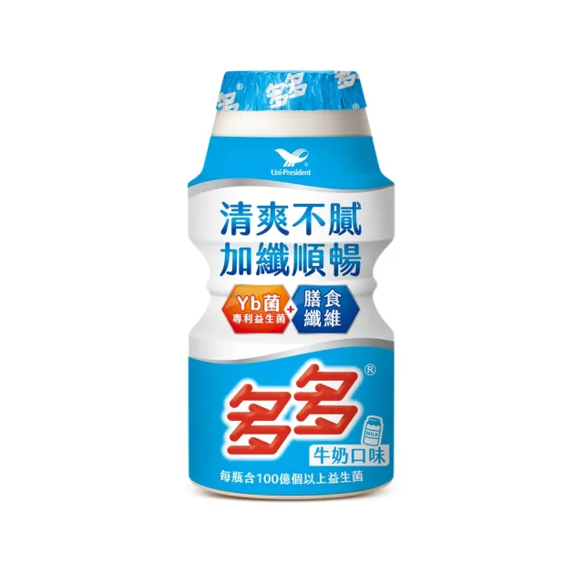【統一】多多活菌發酵乳牛奶口味170mlx6入/組