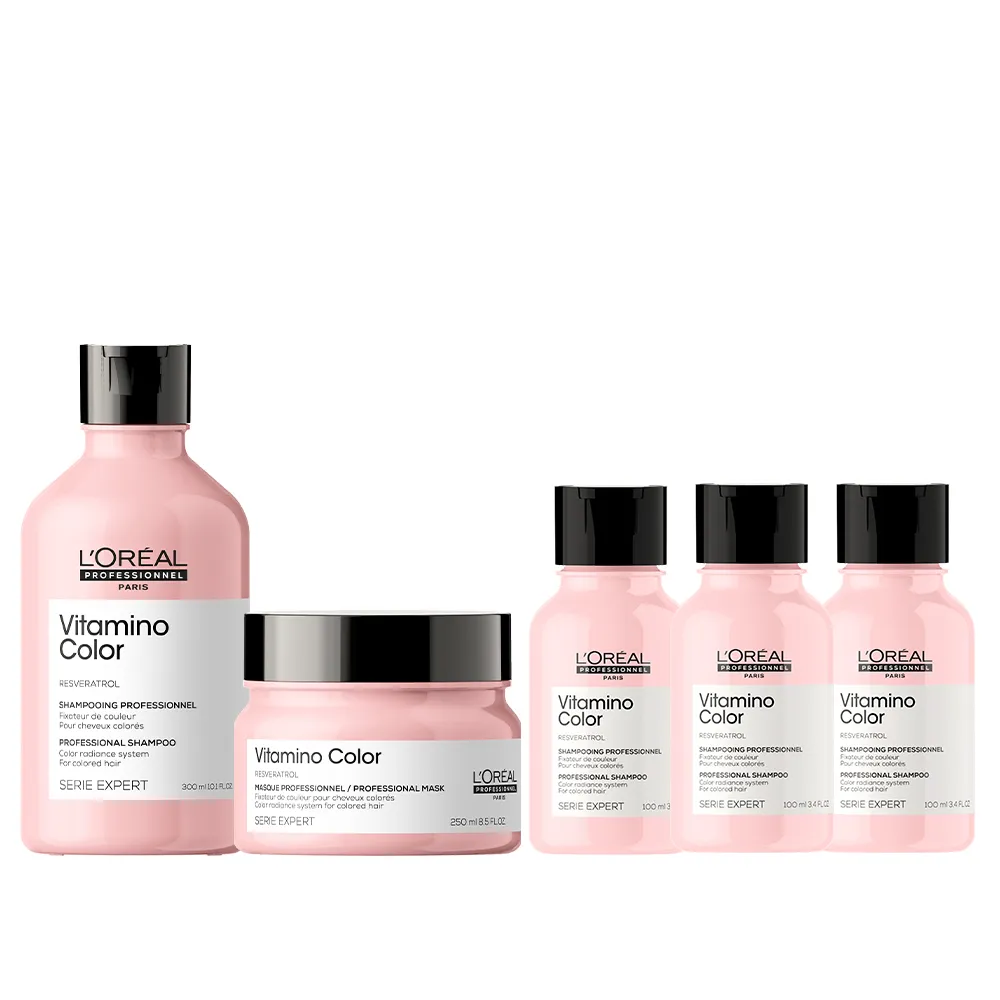 【L’OREAL 巴黎萊雅PRO】絲漾博飽和護色洗潤組 (洗髮精300ml+髮膜250ml)