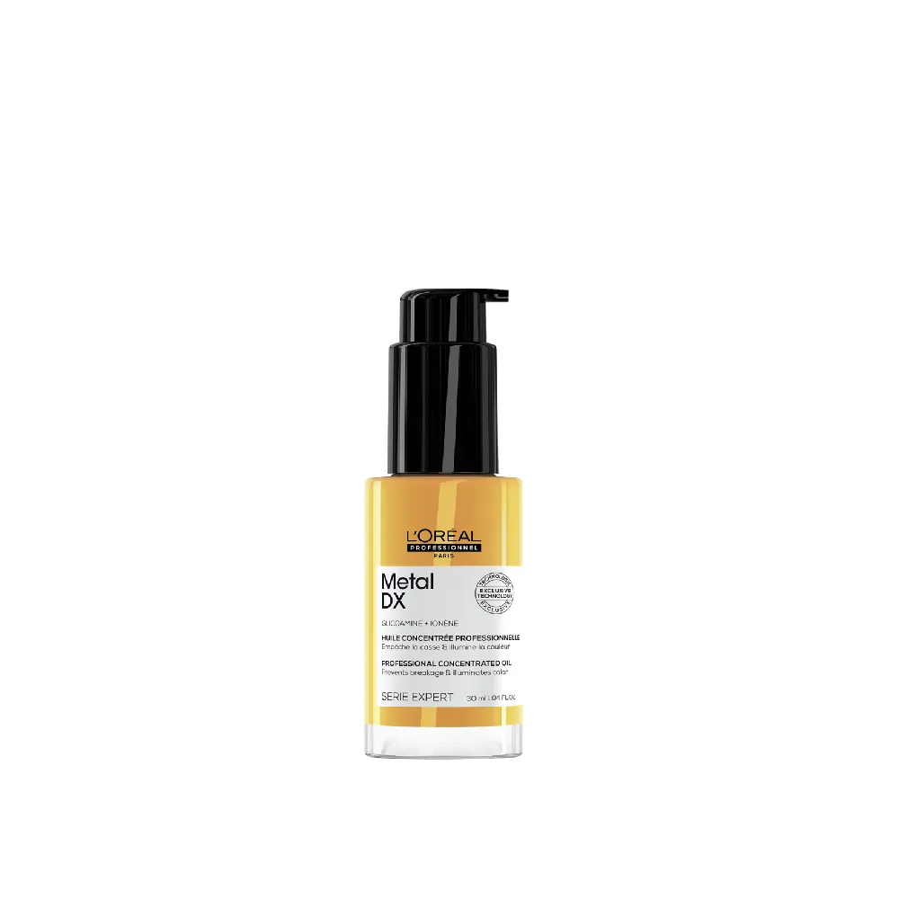 【L’OREAL 巴黎萊雅PRO】絲漾博吸金喚彩抗躁護髮油30ml(抗躁小金安瓶/護髮/髮油/護髮油/濕髮用)