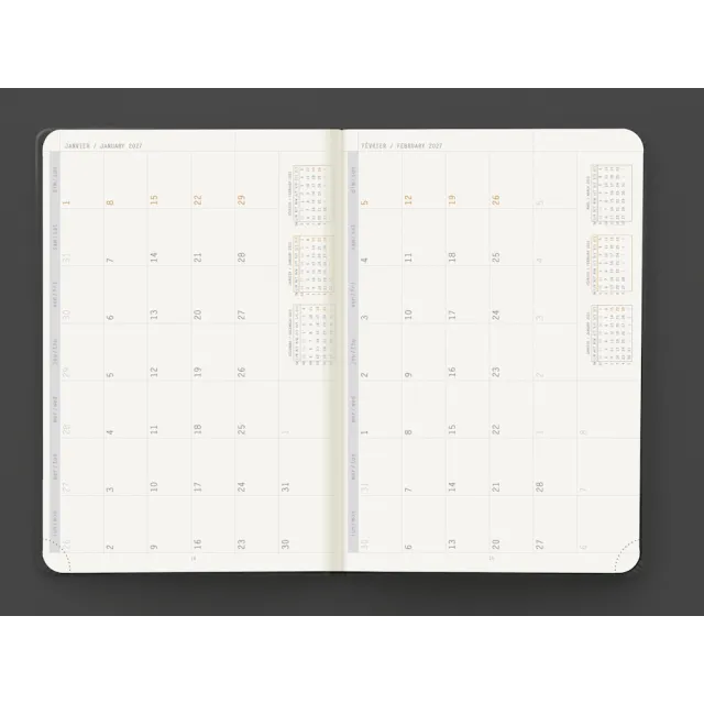 法國 RHODIA《2027 WebPlanner 手帳》A6 size / 週間直式