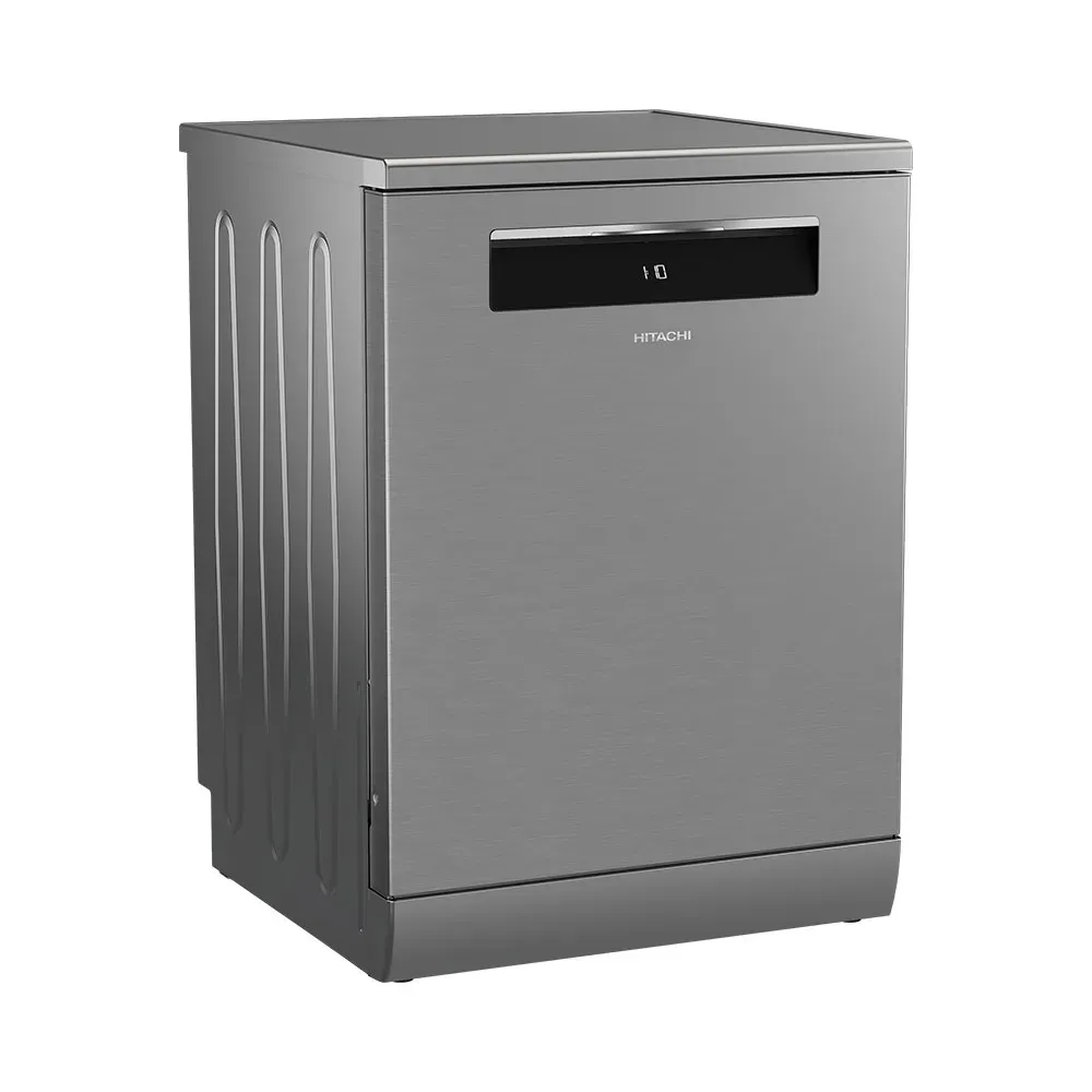 【HITACHI 日立】16人份獨立式不鏽鋼銀HDFF168CV洗碗機(HDFF168CVX基本安裝)