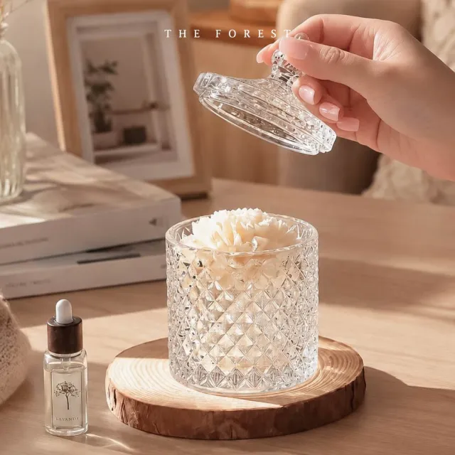 【The Forest 癒森林】北歐森林香氛水晶杯禮盒含30ml品牌香氛油(送禮禮盒/居家香氛/生日禮物)
