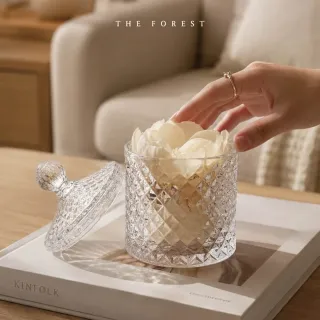 【The Forest 癒森林】秋日里香氛水晶杯禮盒含15ml品牌香氛油(送禮禮盒/居家香氛/生日禮物/精油香水)