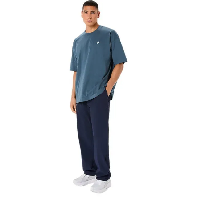 【asics 亞瑟士】短袖上衣 男 訓練 慢跑 藍 2031F934-400