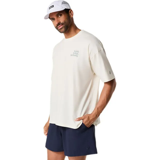 【asics 亞瑟士】短袖上衣 男 訓練 慢跑 白 2031F321-100