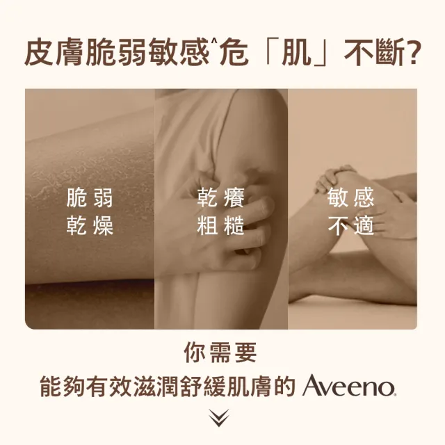【Aveeno 艾惟諾】超值4入-長效燕麥沐浴露532ml(薰衣草香氛/活力果香/燕麥/高效舒緩任選)