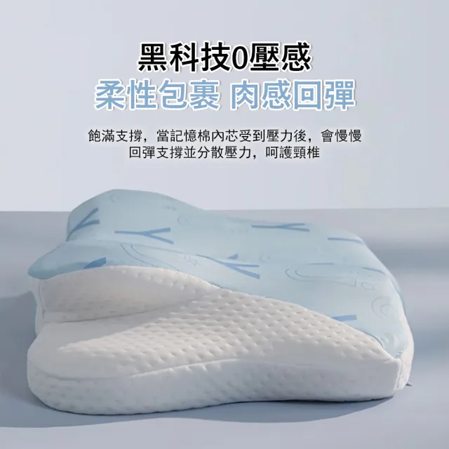 【Jonyer】兒童涼感冰絲記憶枕 幼兒園小學生睡眠枕 防落枕護脊枕/人體工學分區承托/男女童  (5-12歲）