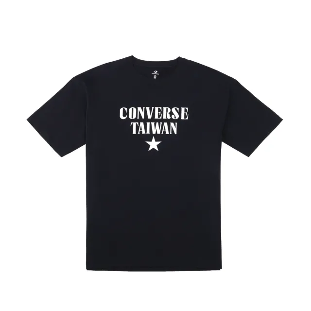 【CONVERSE】TW City Tee 男款 黑色 運動 休閒 圓領 上衣 短袖 UCJ766-023