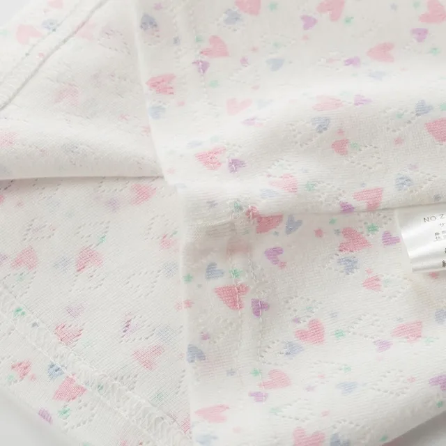【橘魔法】（3入）愛心緹花透氣網眼棉質背心 女童 兒童 童裝 大童 無袖背心 內衣 居家服 內搭