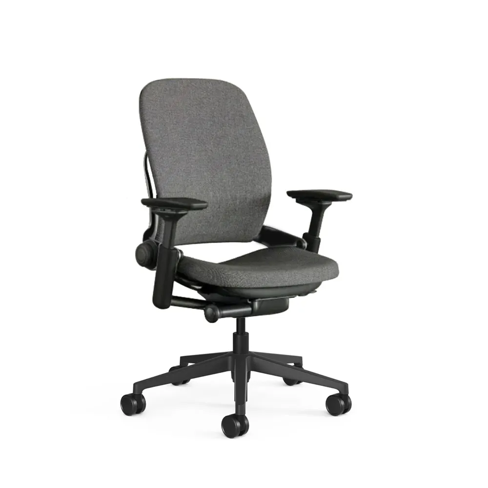 【Steelcase】Steelcase Leap Chair 全功能款工學辦公椅｜OTTO布料｜全黑款(Steelcase Leap Chair)