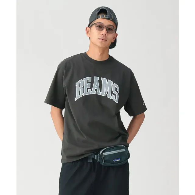 【BEAMS】官方旗艦館 Champion × BEAMS / 別注 男裝 BEAMS Logo T恤