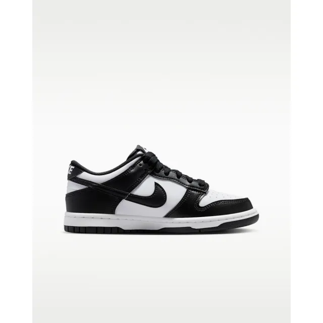 【NIKE 耐吉】運動鞋 休閒鞋 中大童鞋 女鞋 NIKE DUNK LOW GS 板鞋 經典 熊貓 黑白 (IU7766100)