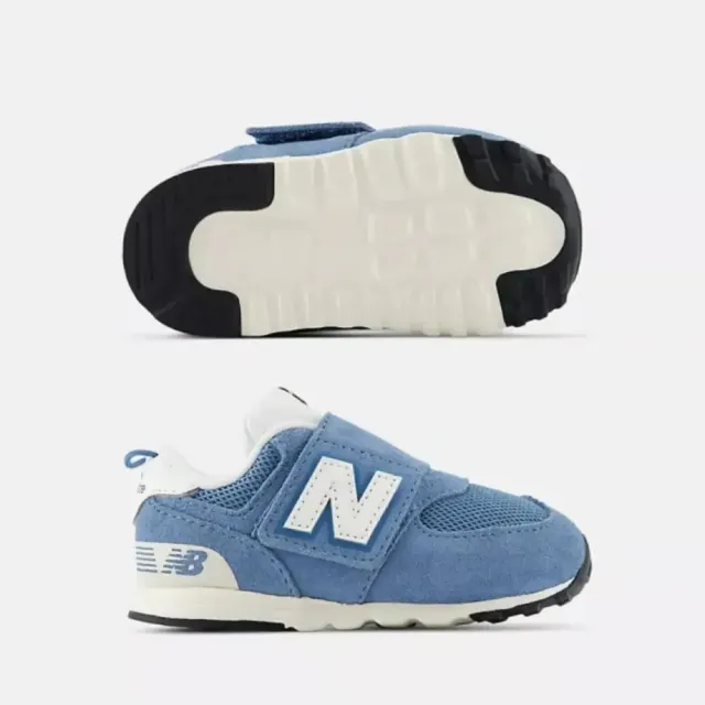 【NEW BALANCE】574 男女 小童鞋 走路鞋 學步鞋 魔法藍 鏡灰與白 黑白 牛仔藍  粉紅粉筆 黏帶式 童鞋 I574