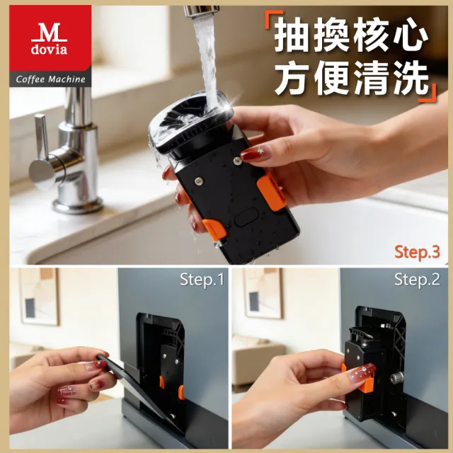 【Mdovia】LASZU V5 全自動義式咖啡機 專業一鍵奶泡・拿鐵・卡布奇諾機