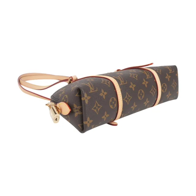 【Louis Vuitton 路易威登】Squire Monogram 棕色長型法棍包/貝殼包(M28953)