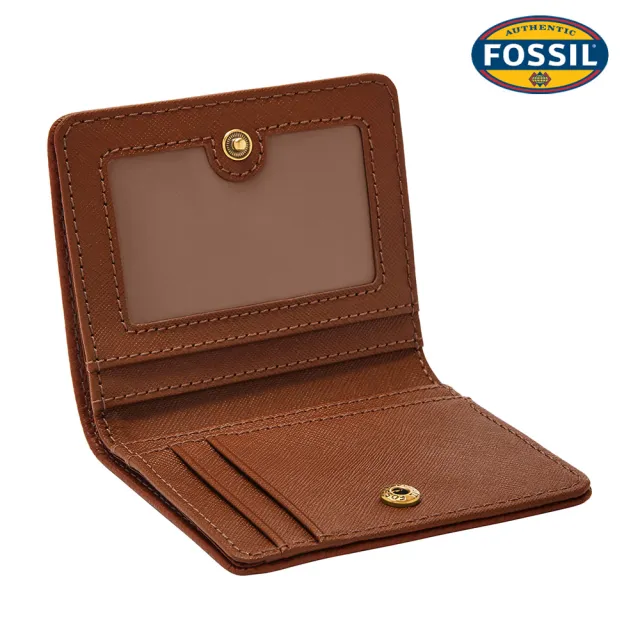 【FOSSIL】Madison 真皮經典兩折對開短夾 (多款任選)