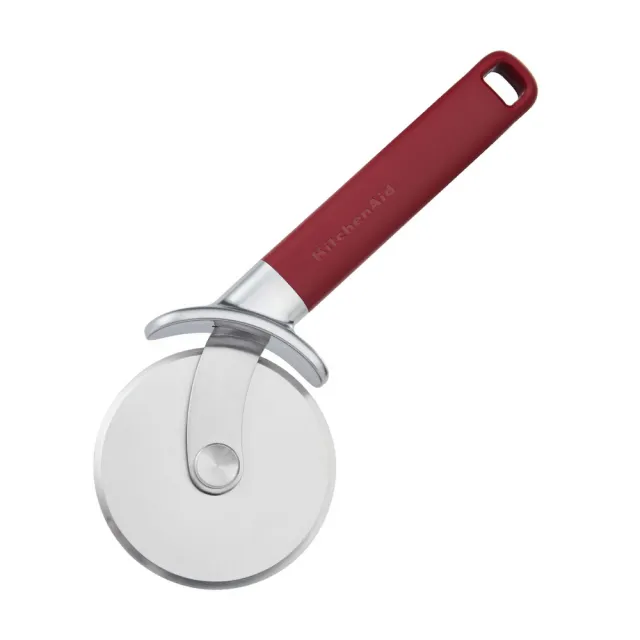 【KitchenAid】美國 披薩輪刀 櫻桃紅9cm / 披薩刀 PIZZA刀 滾輪刀