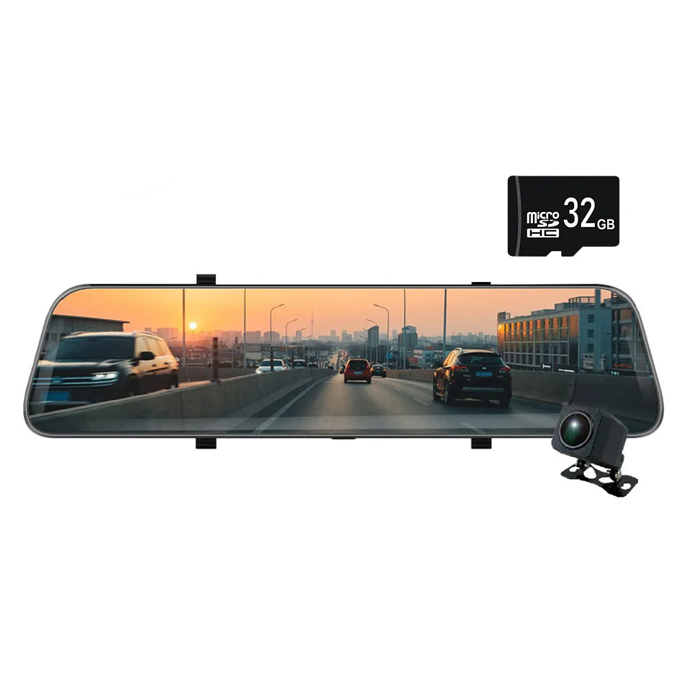 【CORAL/ODEL】12吋全屏GPS測速行車記錄器(行車紀錄器  贈32G記憶卡)