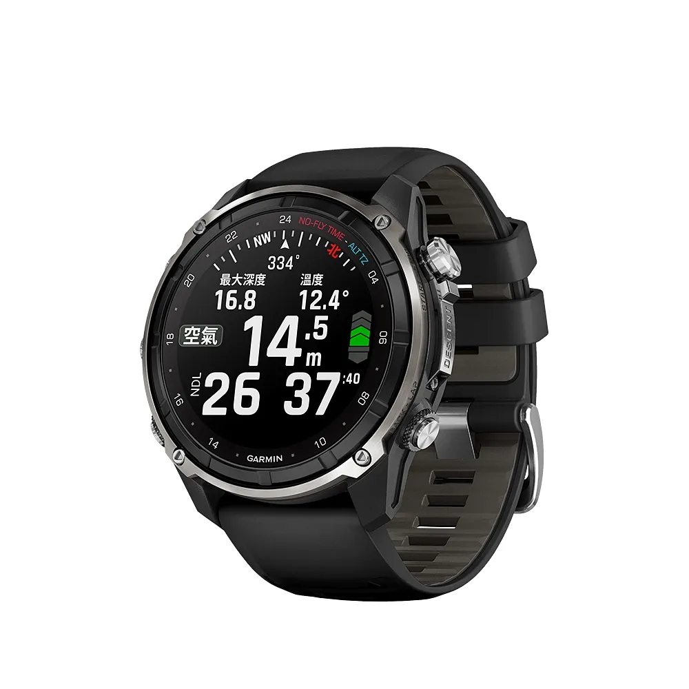 【GARMIN】Descent MK3i GPS 潛水電腦錶 (51mm) 鈦銀色
