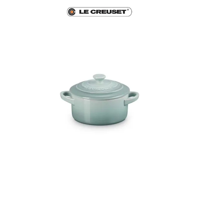 【Le Creuset】瓷器迷你圓烤盅(海洋之花)