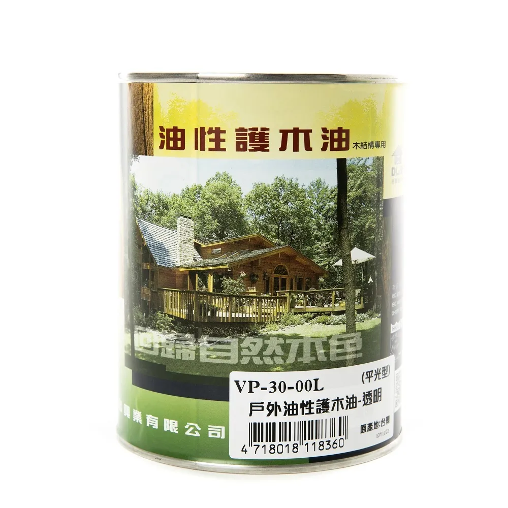 【特力屋】德寶 油性戶外護木油 透明平光 1L