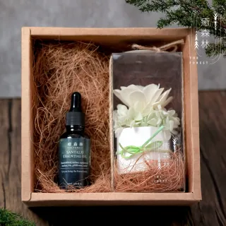 【The Forest 癒森林】森林系小精靈擴香花禮盒含30ml品牌香氛油(送禮禮盒/居家香氛/生日禮物/精油香水)