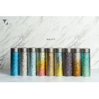【Titanium 鈦造】鈦造420保溫瓶 晶鈦暈彩系列 420ml (鈦保溫瓶 鈦保溫杯 運動水壺 保溫瓶 環保杯)